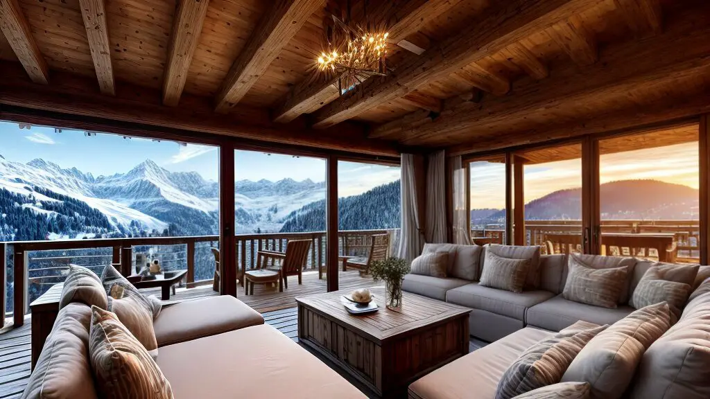 Luxury Swiss Alps Chalet with Stunning View